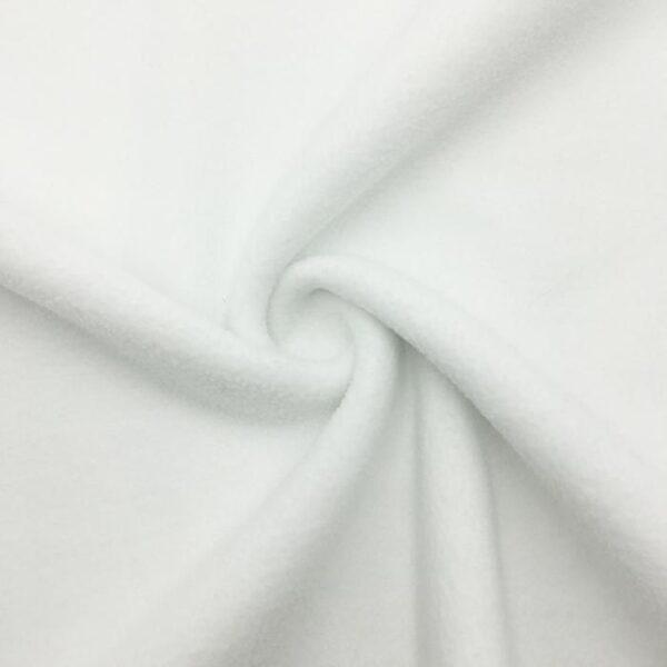 Wooly White Solid Fleece